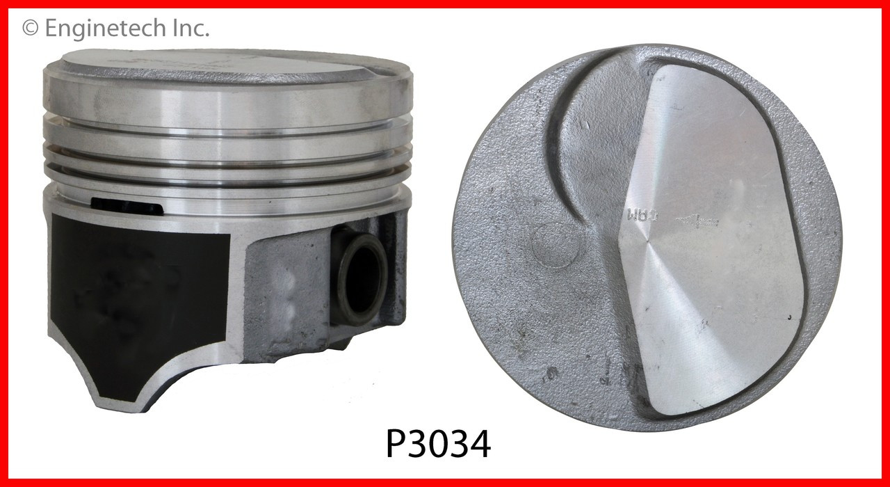 1990 Chevrolet C60 Kodiak 6.0L Engine Piston Set P3034(8) -57