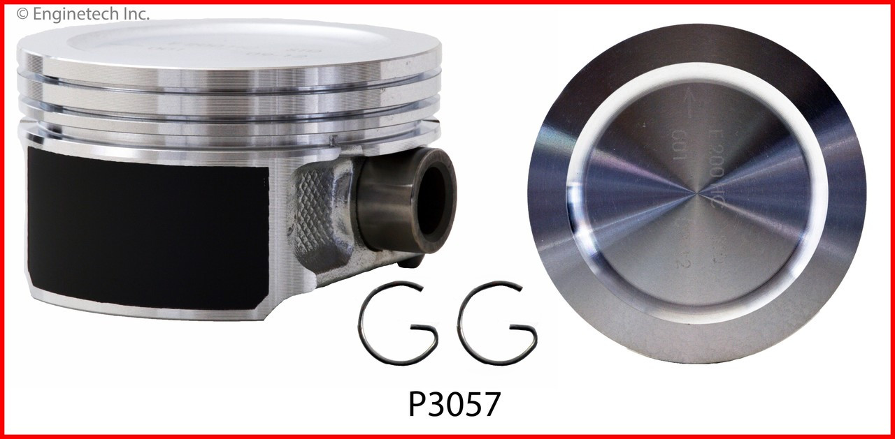 2003 Ford F53 6.8L Engine Piston Set P3057(10) -200