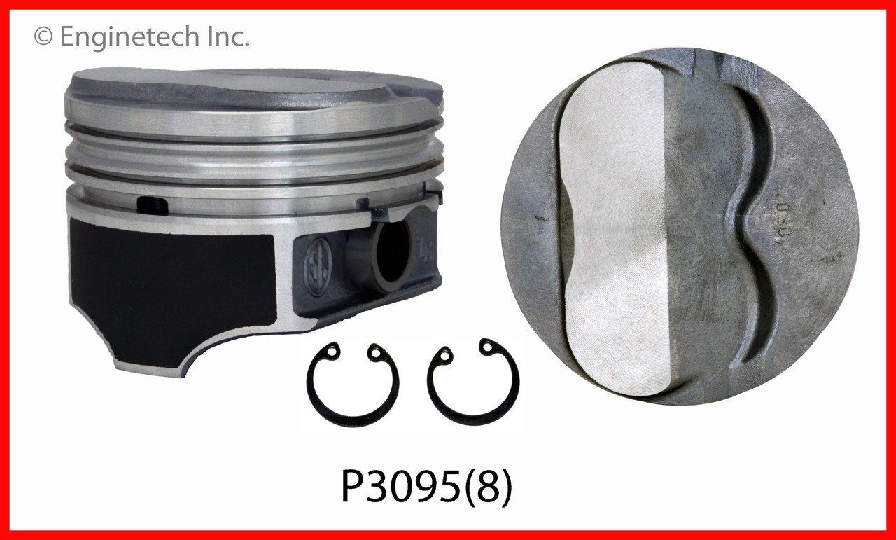1992 Chevrolet C1500 Suburban 5.7L Engine Piston Set P3095(8) -276