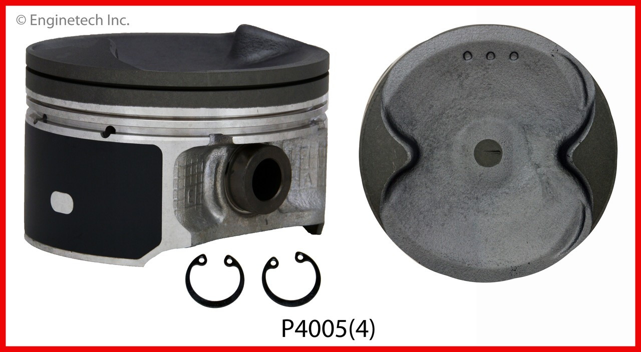 2011 Suzuki Equator 2.5L Engine Piston Set P4005(4) -6