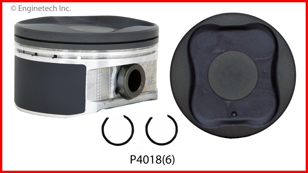 2008 Toyota 4Runner 4.0L Engine Piston Set P4018(6) -24