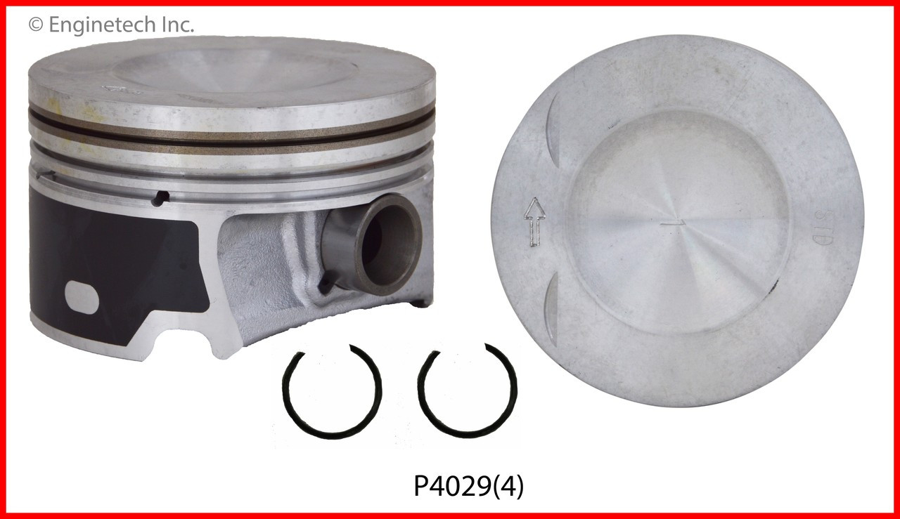 2007 Volkswagen Passat 2.0L Engine Piston Set P4029(4) -38