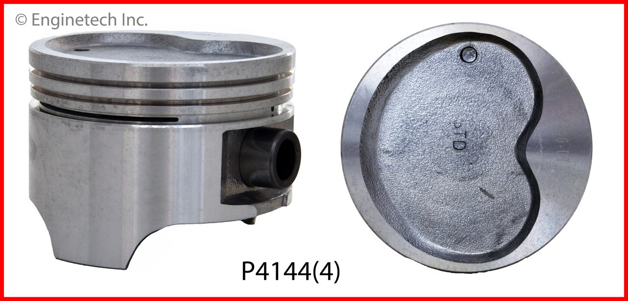 1986 Toyota Corolla 1.6L Engine Piston Set P4144(4) -27