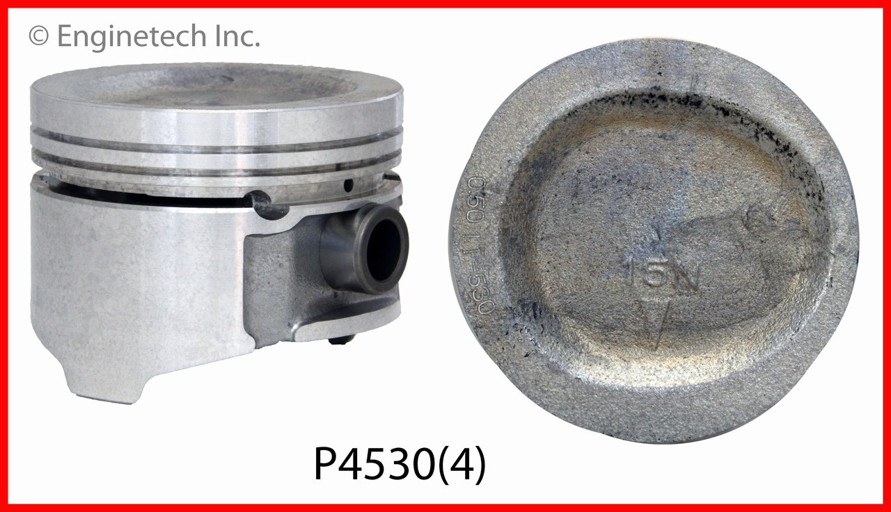 1991 Hyundai Scoupe 1.5L Engine Piston Set P4530(4) -45