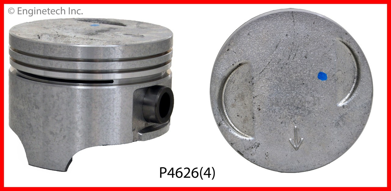 1993 Suzuki Samurai 1.3L Engine Piston Set P4626(4) -24
