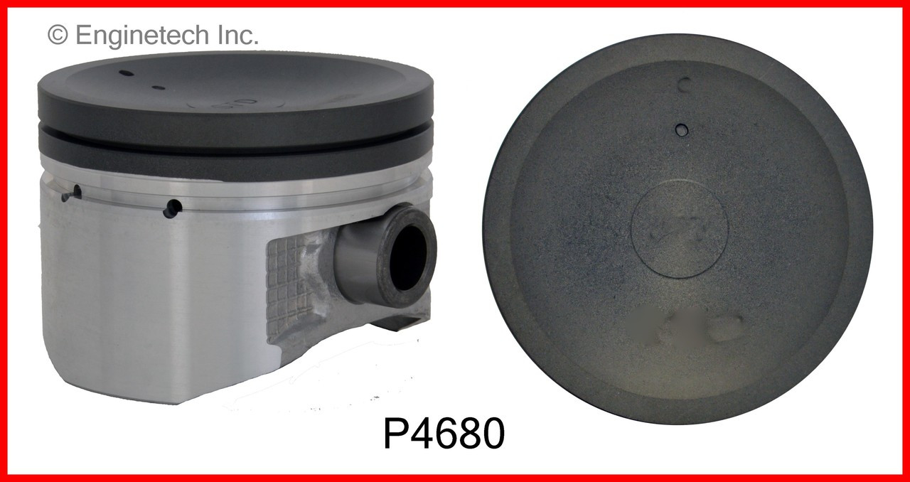 1995 Nissan Sentra 1.6L Engine Piston Set P4680(4) -6