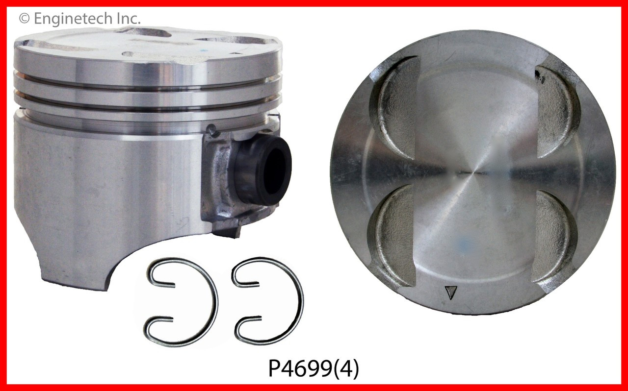 2001 Kia Sportage 2.0L Engine Piston Set P4699(4) -14