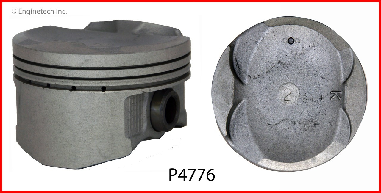 2010 Toyota Yaris 1.5L Engine Piston Set P4776(4) -20