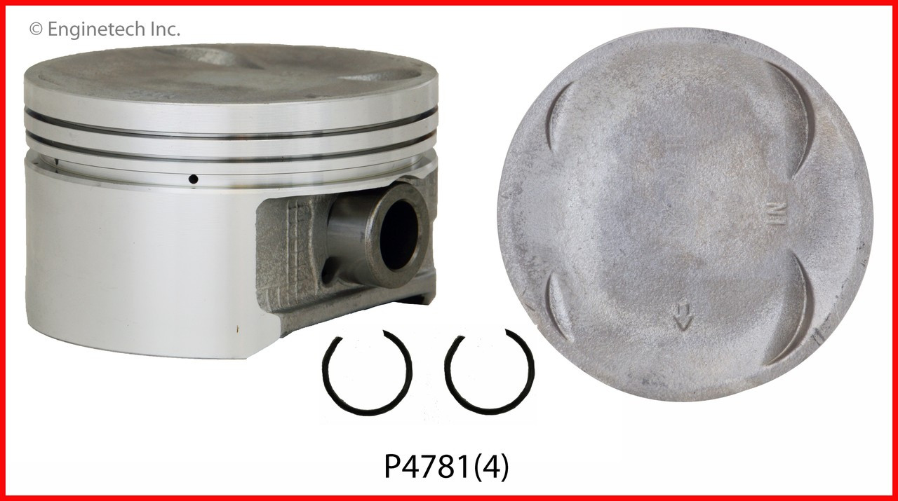 1998 Honda Accord 2.3L Engine Piston Set P4781(4) -8