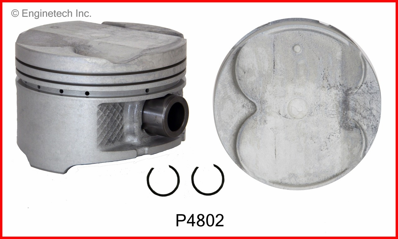 2003 Pontiac Vibe 1.8L Engine Piston Set P4802(4) -8