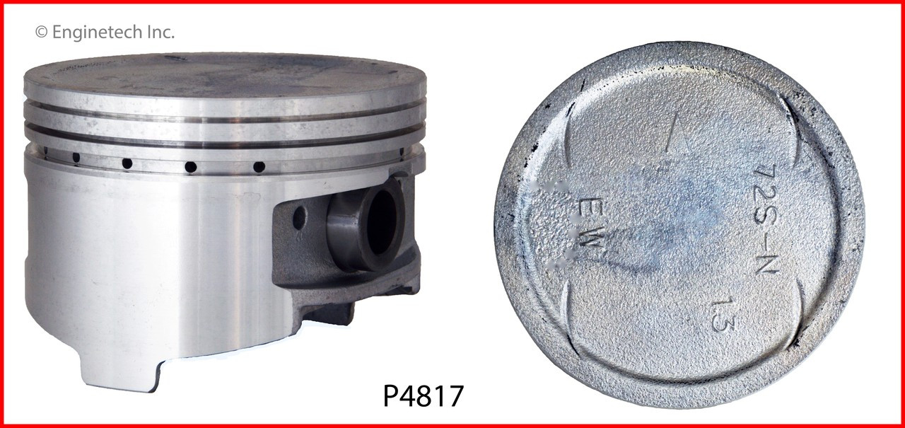 1999 Mitsubishi Galant 3.0L Engine Piston Set P4817(6) -2