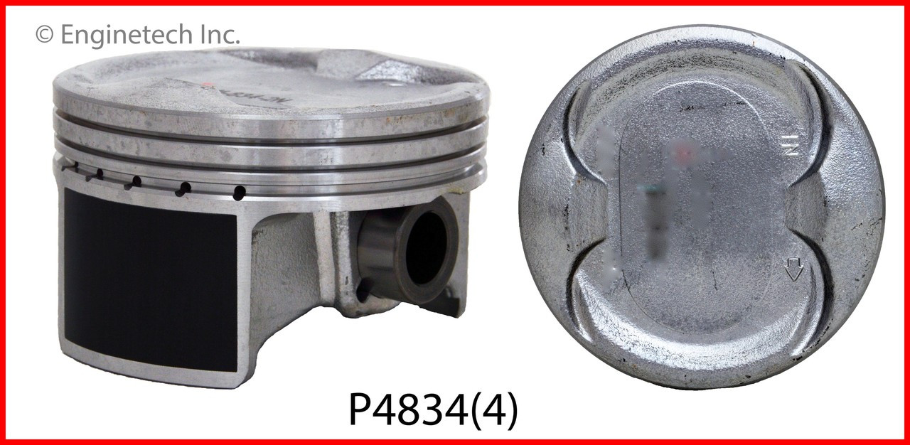 2006 Honda Element 2.4L Engine Piston Set P4834(4) -16