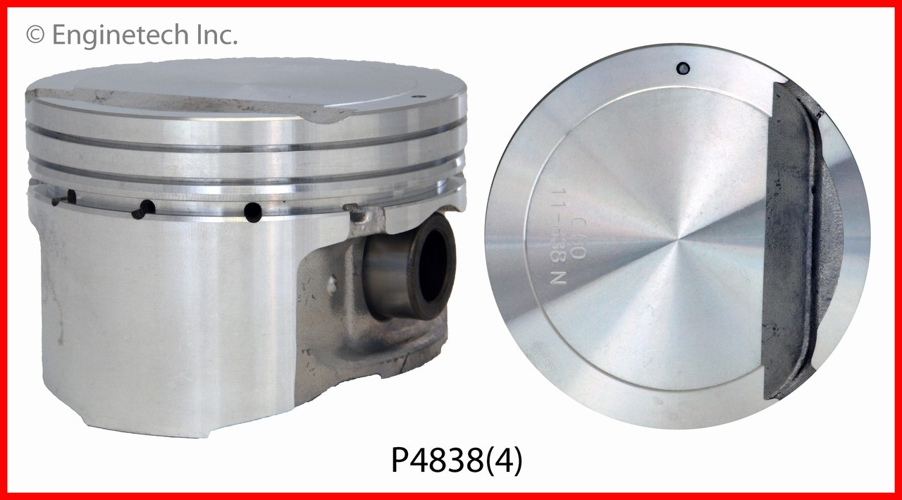 2007 Kia Spectra5 2.0L Engine Piston Set P4838(4) -48