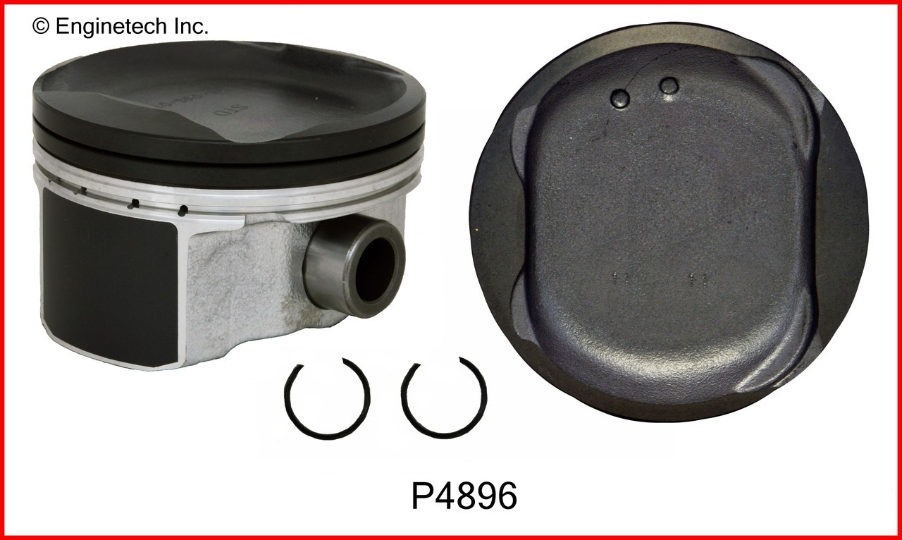 2010 Toyota Matrix 2.4L Engine Piston Set P4896(4) -40