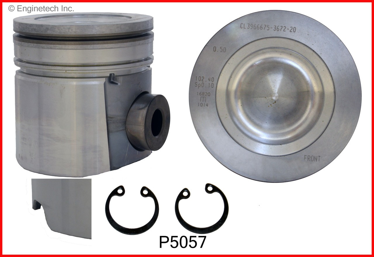 2003 Dodge Ram 2500 5.9L Engine Piston Set P5057(6) -6