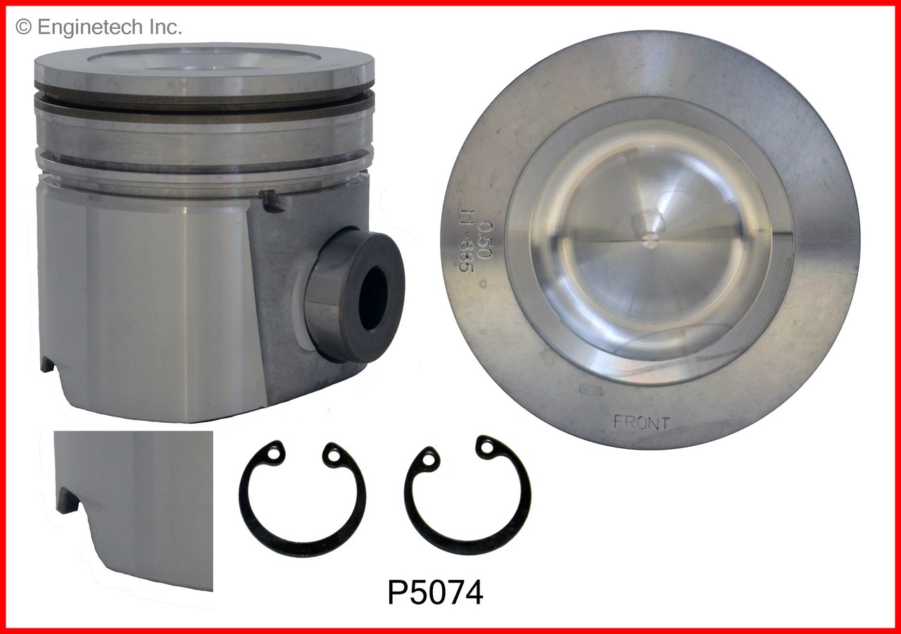 2007 Dodge Ram 2500 6.7L Engine Piston Set P5074(6) -2
