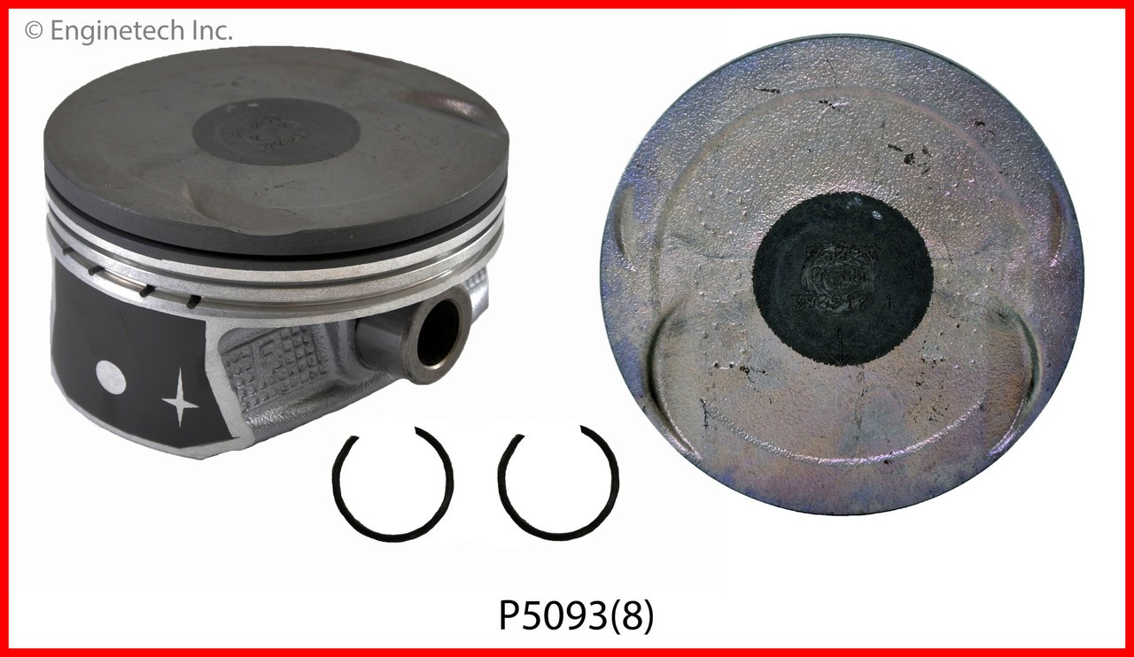 2012 Ford F-150 6.2L Engine Piston Set P5093(8) -10
