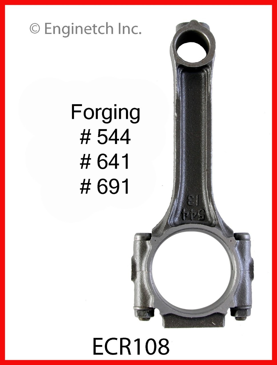 1986 Jeep Cherokee 2.5L Engine Connecting Rod ECR108 -13