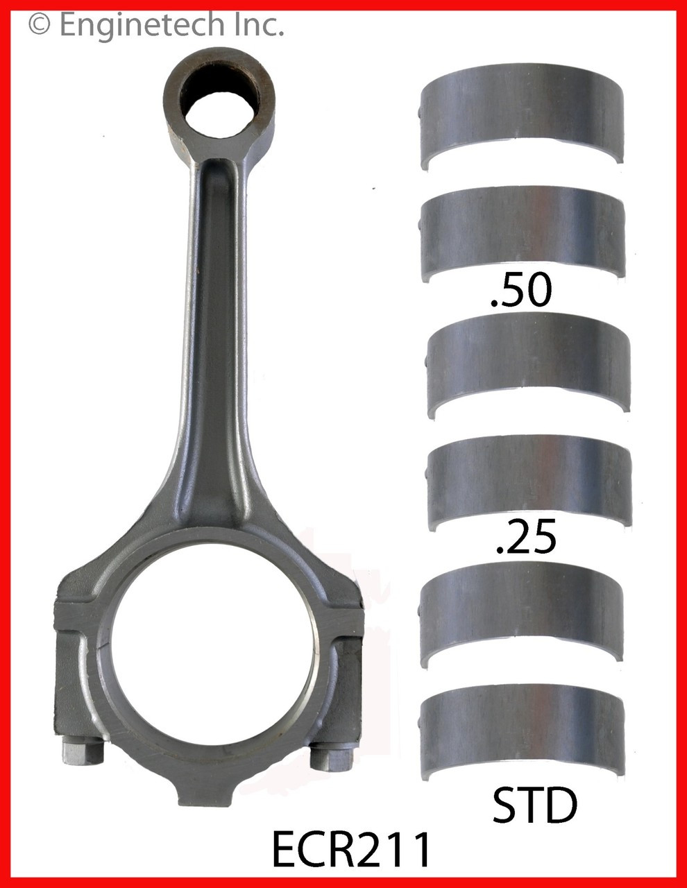 2001 Ford Mustang 4.6L Engine Connecting Rod ECR211 -68