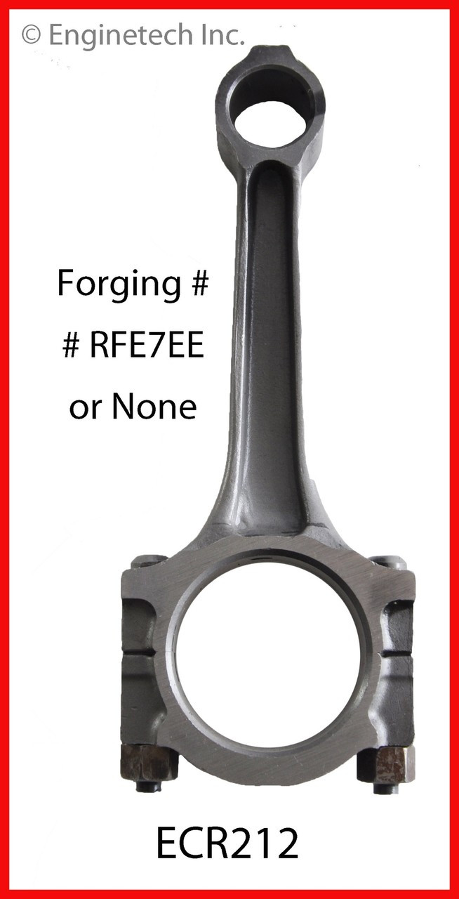 1986 Mercury Lynx 1.9L Engine Connecting Rod ECR212 -8