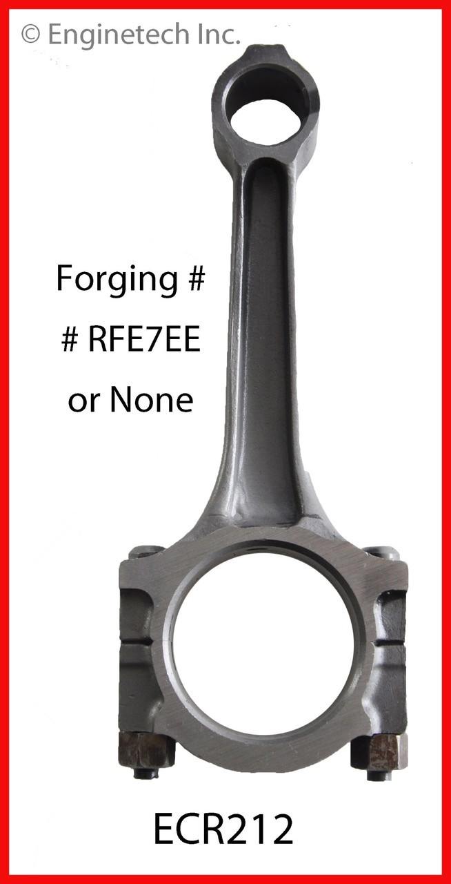 1988 Ford EXP 1.9L Engine Connecting Rod ECR212 -17