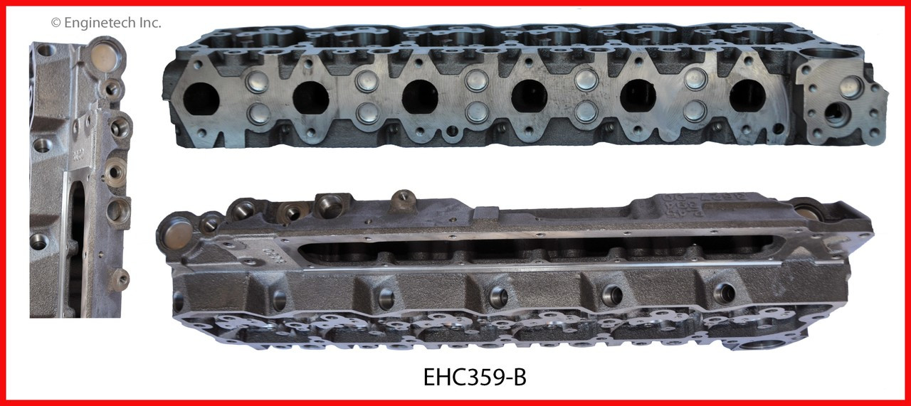 2002 Dodge Ram 2500 5.9L Engine Cylinder Head EHC359-B -12