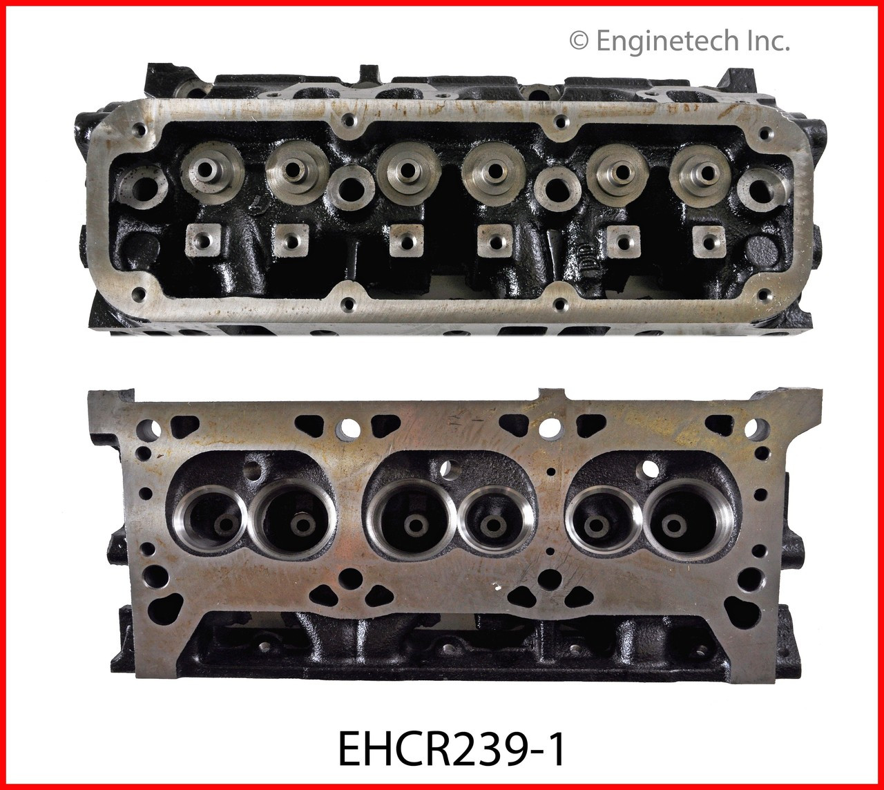 1992 Dodge D250 3.9L Engine Cylinder Head EHCR239-1 -4