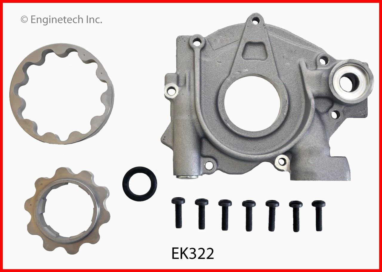 2012 Chevrolet Colorado 3.7L Engine Oil Pump Repair Kit EK322 -86