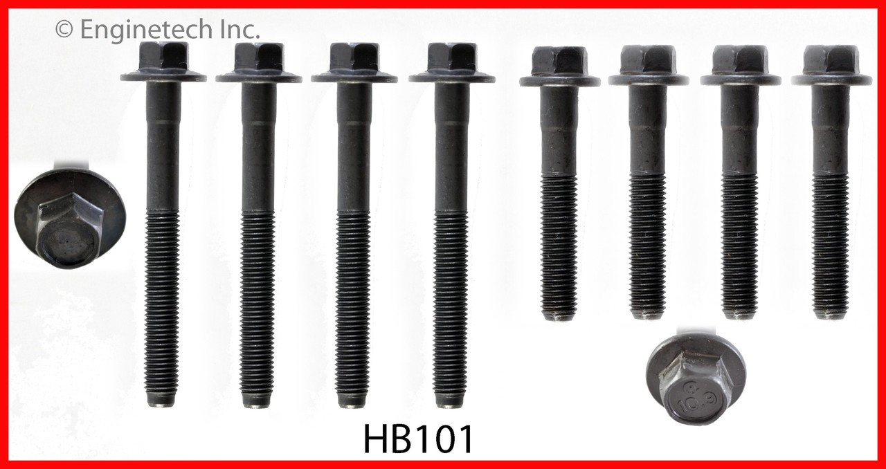1985 Ford Thunderbird 3.8L Engine Cylinder Head Bolt Set HB101 -23