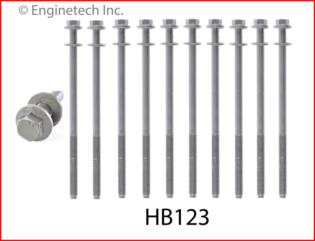 2014 Ford Expedition 5.4L Engine Cylinder Head Bolt Set HB123 -447
