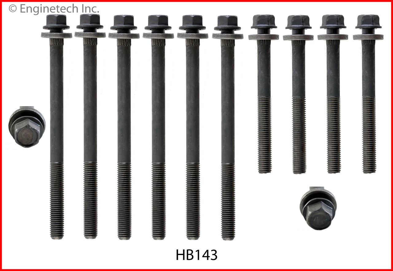 1997 Dodge Neon 2.0L Engine Cylinder Head Bolt Set HB143 -15