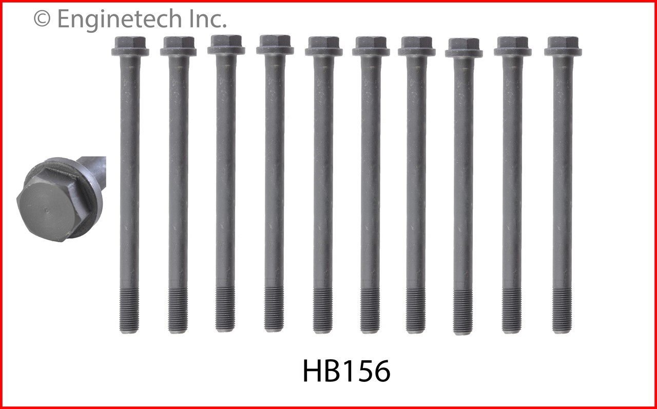 1985 Toyota Pickup 2.4L Engine Cylinder Head Bolt Set HB156 -5