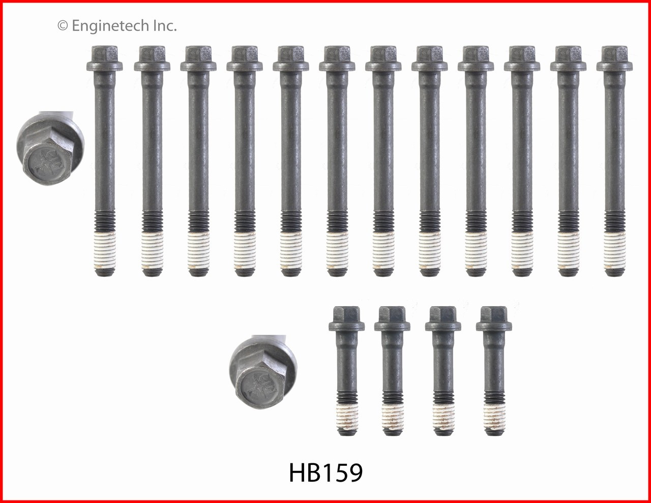 1995 GMC G3500 7.4L Engine Cylinder Head Bolt Set HB159 -826