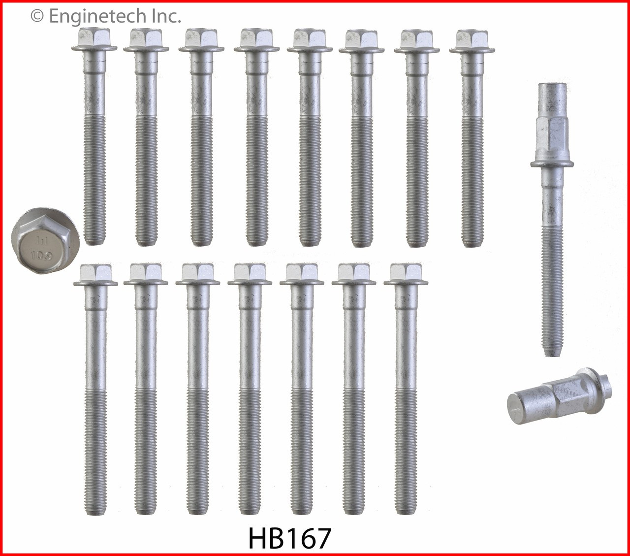 2003 Pontiac Aztek 3.4L Engine Cylinder Head Bolt Set HB167 -69