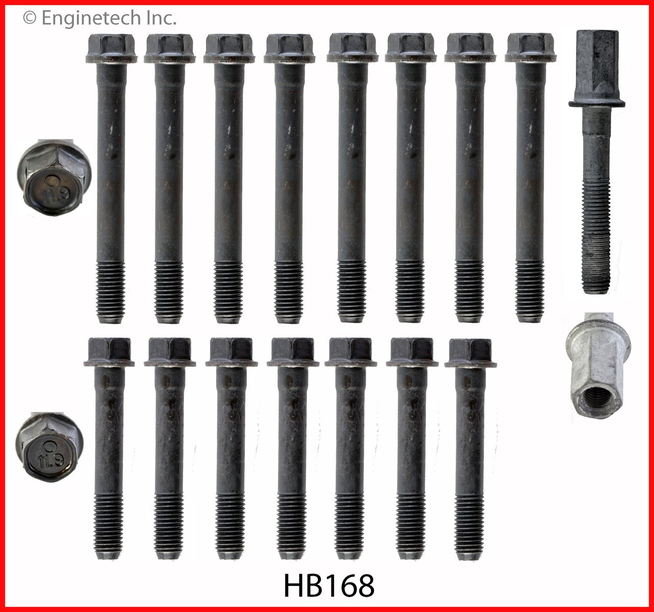 1993 Chevrolet Lumina APV 3.1L Engine Cylinder Head Bolt Set HB168 -10