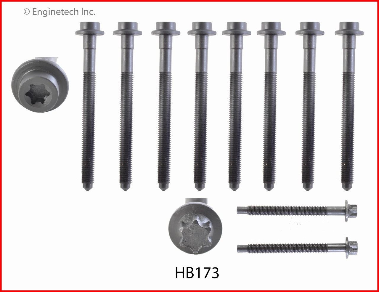 1999 Ford Explorer 4.0L Engine Cylinder Head Bolt Set HB173 -4