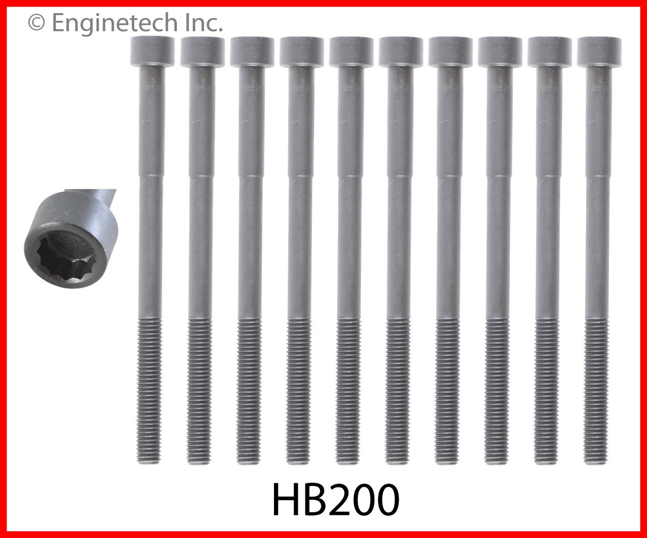 2008 Pontiac Vibe 1.8L Engine Cylinder Head Bolt Set HB200 -32