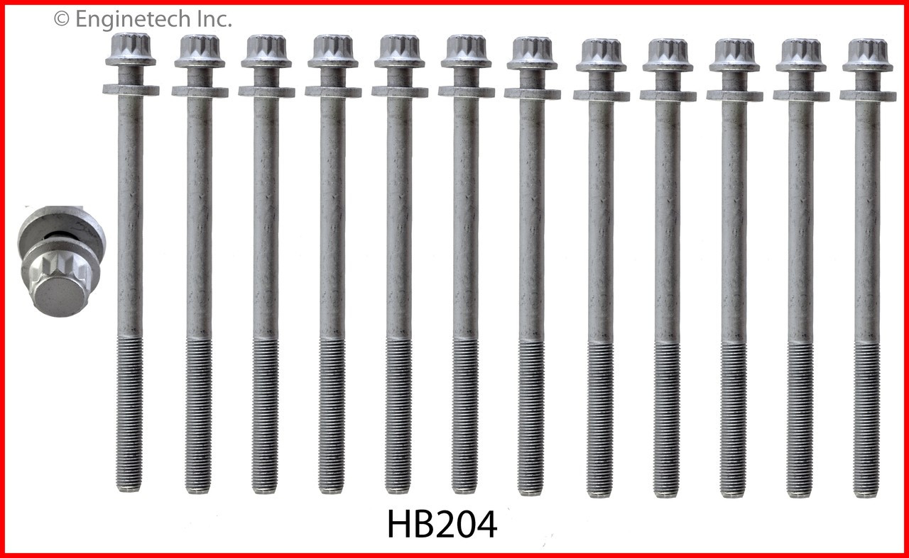 1998 Subaru Impreza 2.5L Engine Cylinder Head Bolt Set HB204 -4
