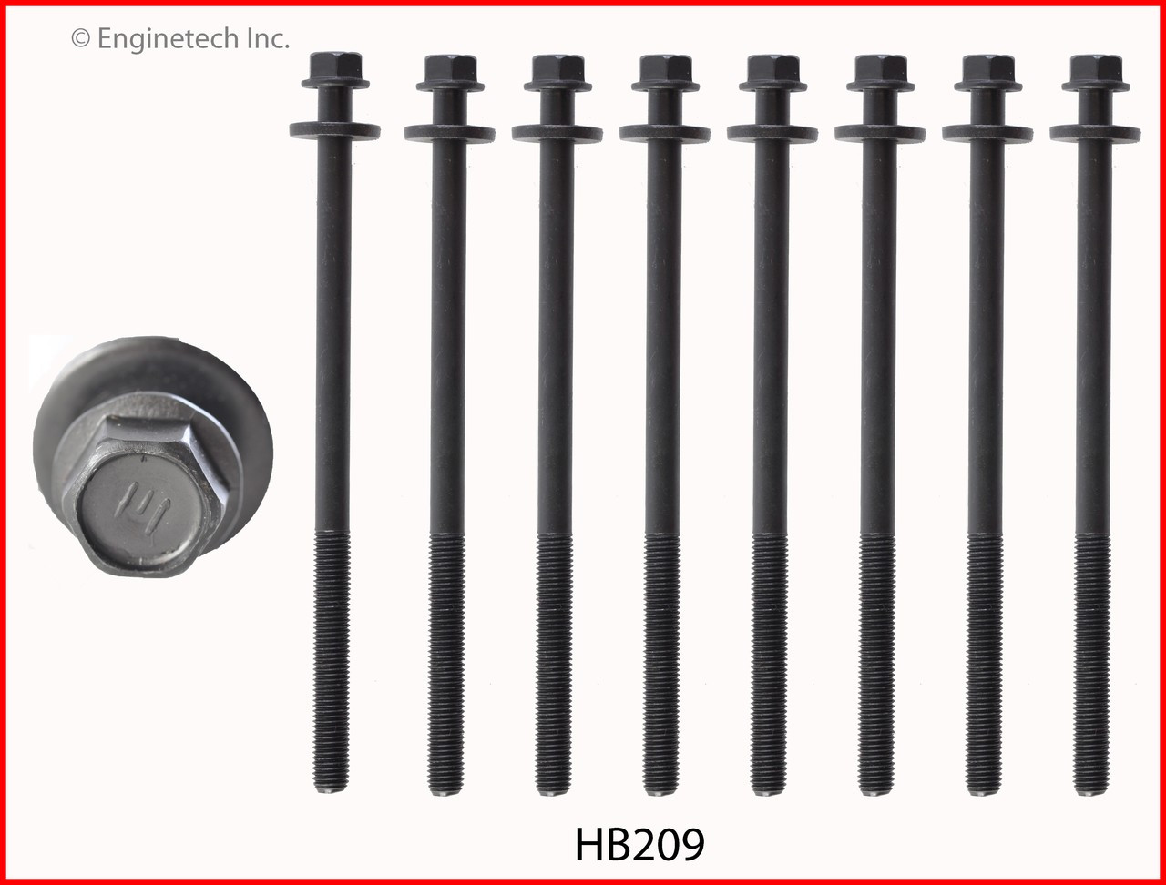 1999 Plymouth Prowler 3.5L Engine Cylinder Head Bolt Set HB209 -7