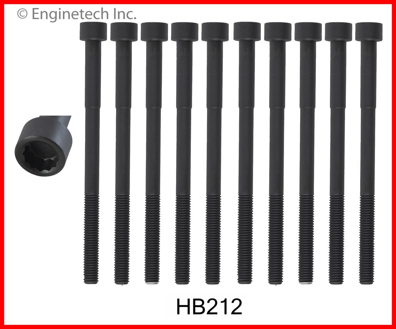2005 Toyota Matrix 1.8L Engine Cylinder Head Bolt Set HB212 -10