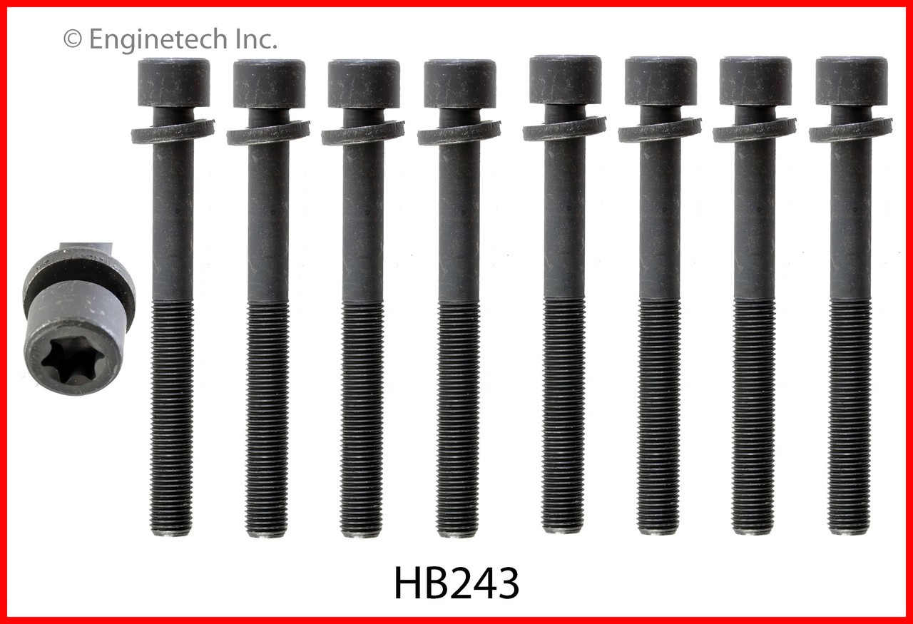1997 Saab 9000 3.0L Engine Cylinder Head Bolt Set HB243 -2