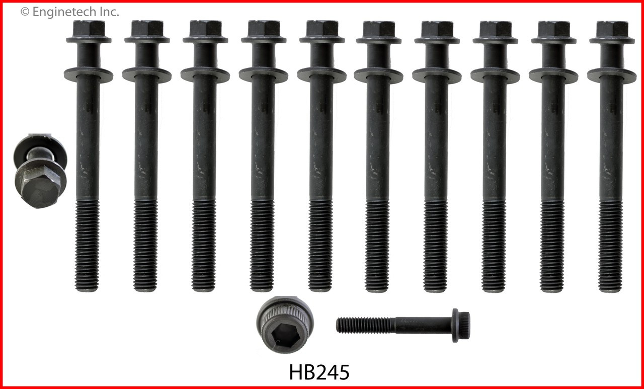 2006 Suzuki Aerio 2.3L Engine Cylinder Head Bolt Set HB245 -22 2006 Suzuki Aerio 2.3L Engine Cylinder Head Bolt Set HB245 -22