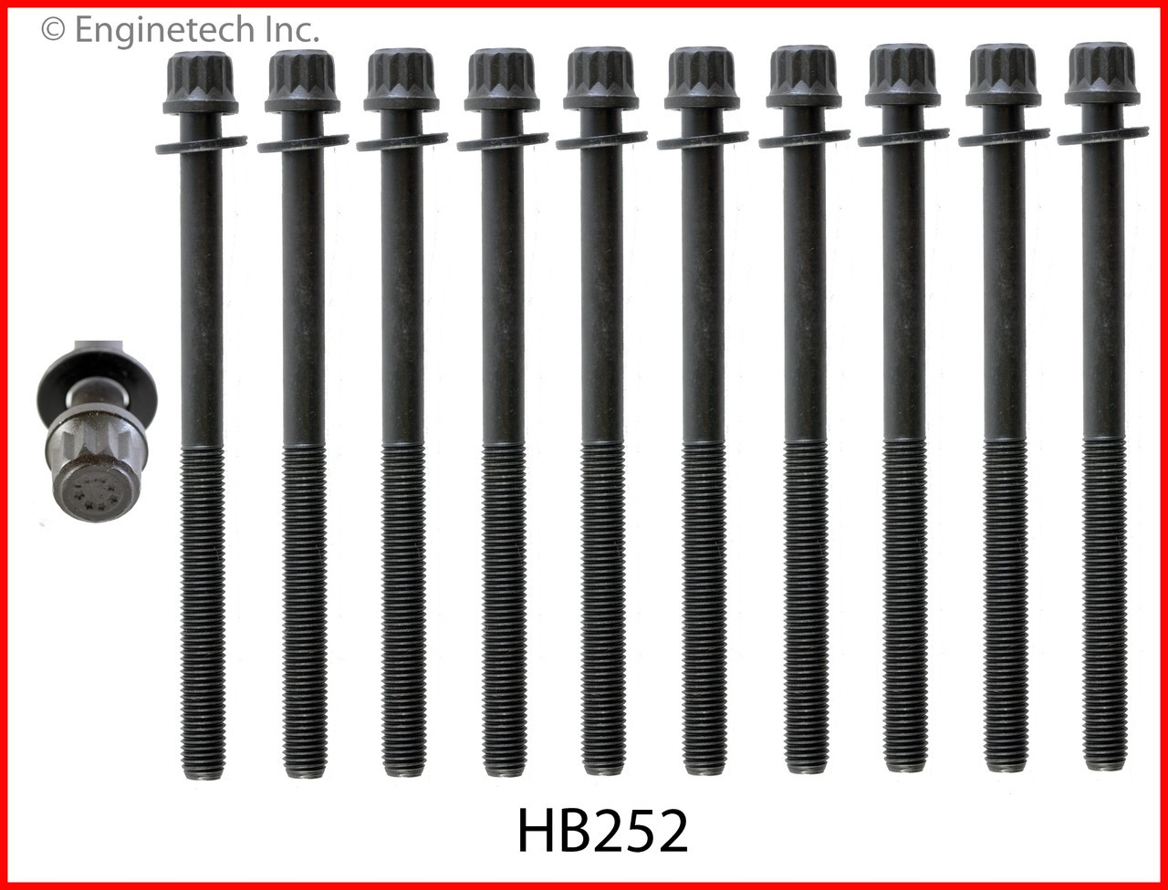 2002 Honda CR-V 2.4L Engine Cylinder Head Bolt Set HB252 -4