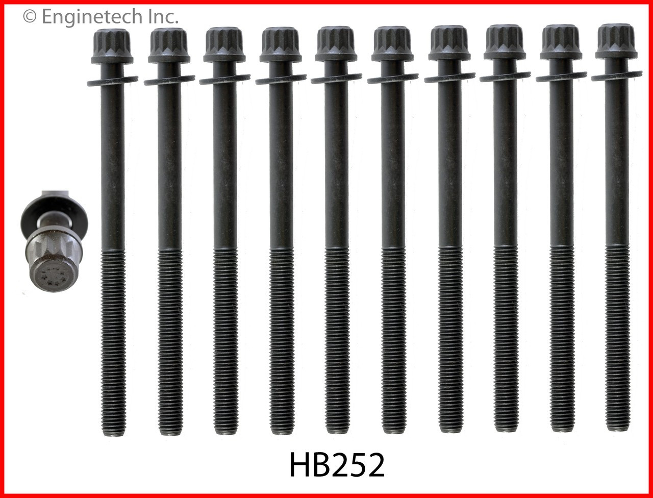 2006 Honda Element 2.4L Engine Cylinder Head Bolt Set HB252 -28