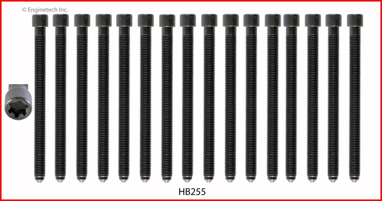 2000 Volkswagen Passat 2.8L Engine Cylinder Head Bolt Set HB255 -31