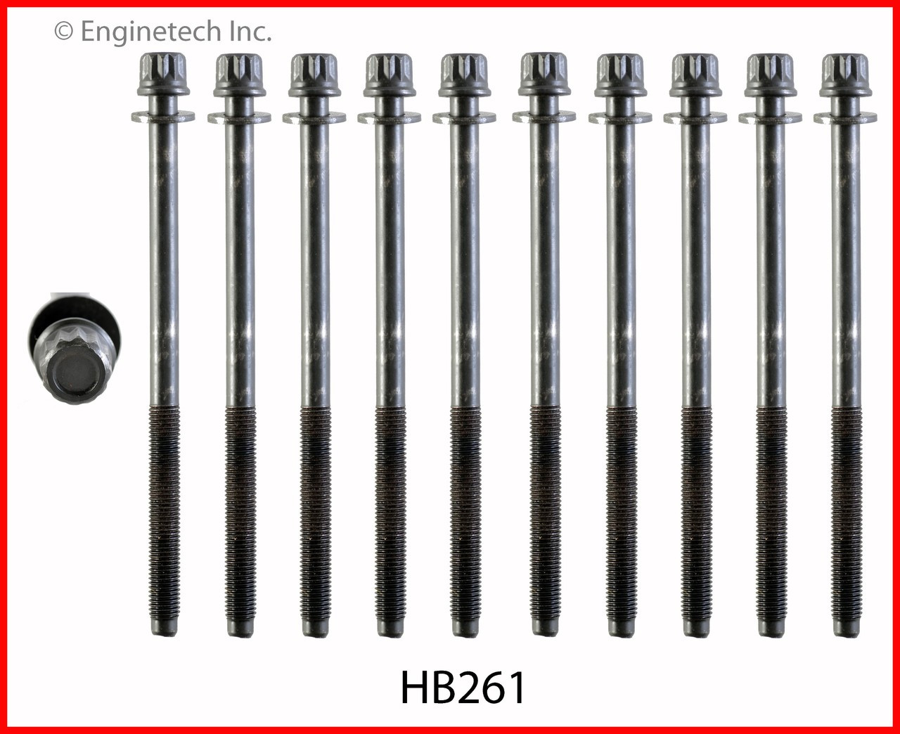 2013 Honda Civic 1.8L Engine Cylinder Head Bolt Set HB261 -25