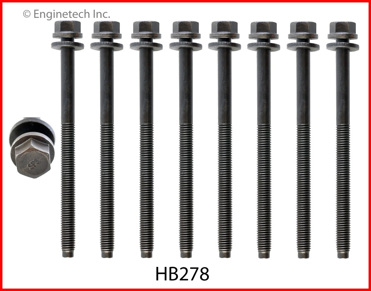 2002 Lincoln LS 3.0L Engine Cylinder Head Bolt Set HB278 -7