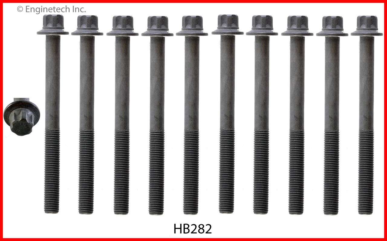 2011 Nissan Sentra 2.0L Engine Cylinder Head Bolt Set HB282 -12