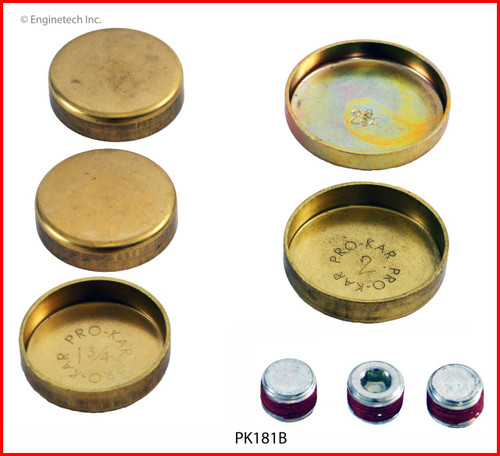 2001 Jeep Wrangler 2.5L Engine Expansion Plug Kit PK181B -64