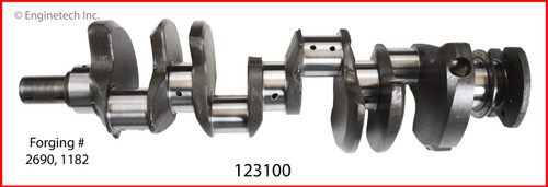 1987 Chevrolet C70 6.0L Engine Crankshaft Kit 123100 -6